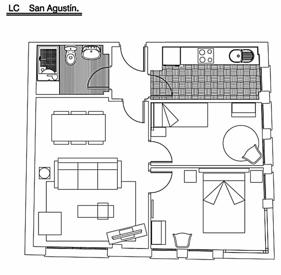 Apartamento LC San Agustín Zaragoza Exterior foto